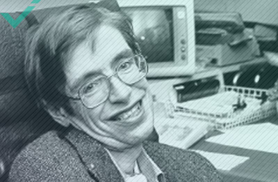 Stephen Hawking, ein Autor, ein theoretischer Physiker und ein Kosmologe (1942-2018)